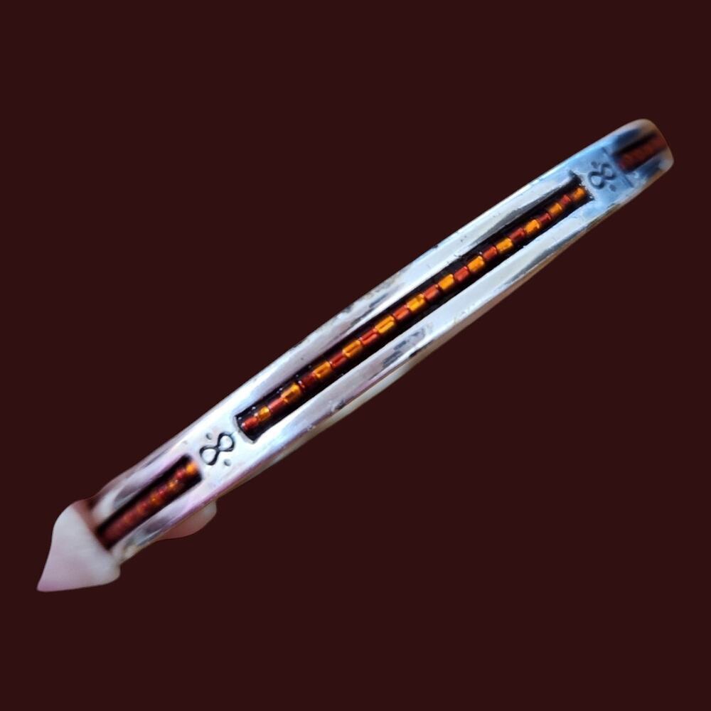 Brighton bangle bracelet silver orange‎